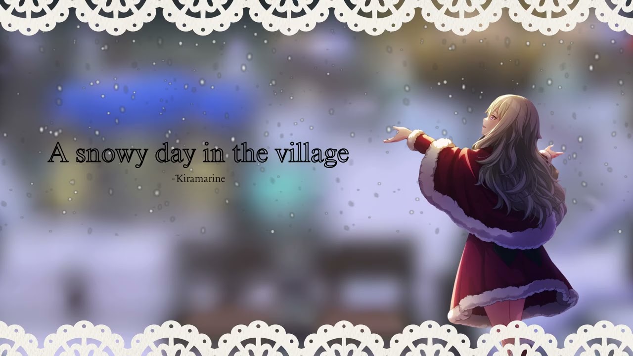 A snowy day in the village ❄️ (original song)