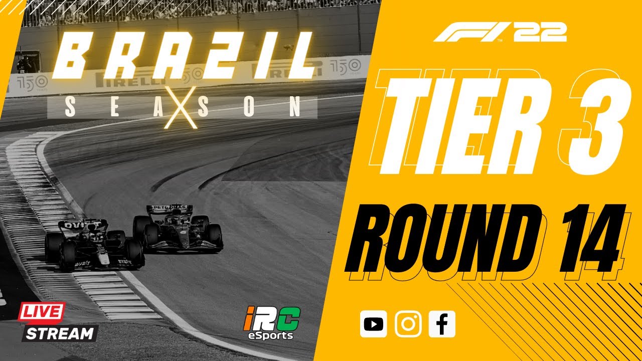 IRC Season X Tier-3 Round 14 Brazilian GP Livestream