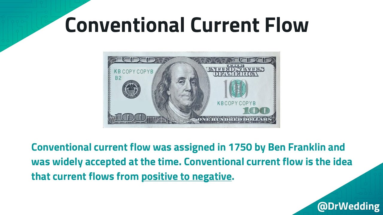 DrWedding DC05 - Electron current flow VS Conventional Current Flow