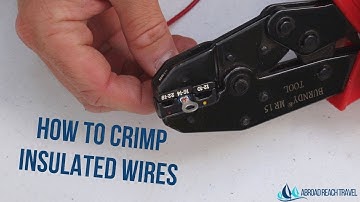 How to Crimp Small Insulated Wires