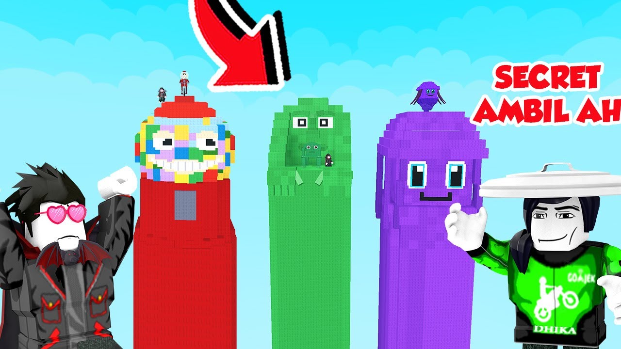 KITA BANGUN MENARA SECRET BRAINROT PALING MAHAL DI ROBLOX!!!