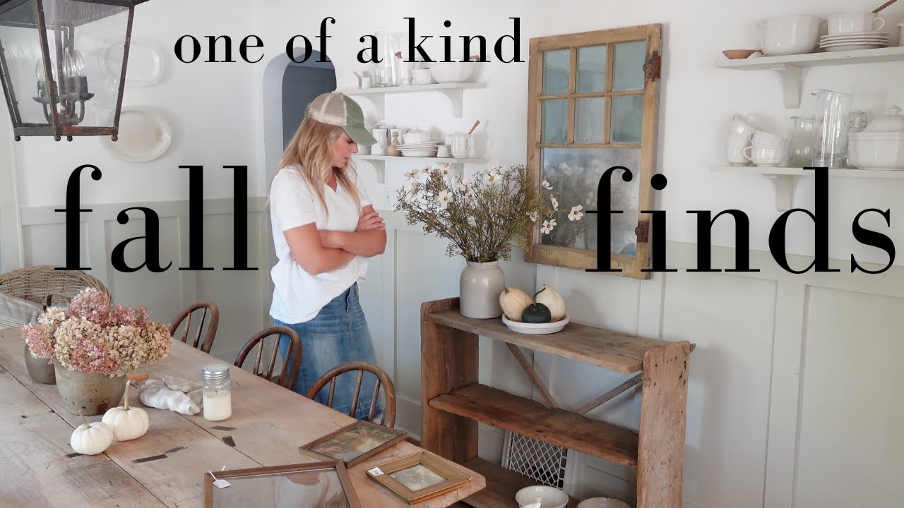 Украшаем дом к осени винтажными находками с антикварного рынка!