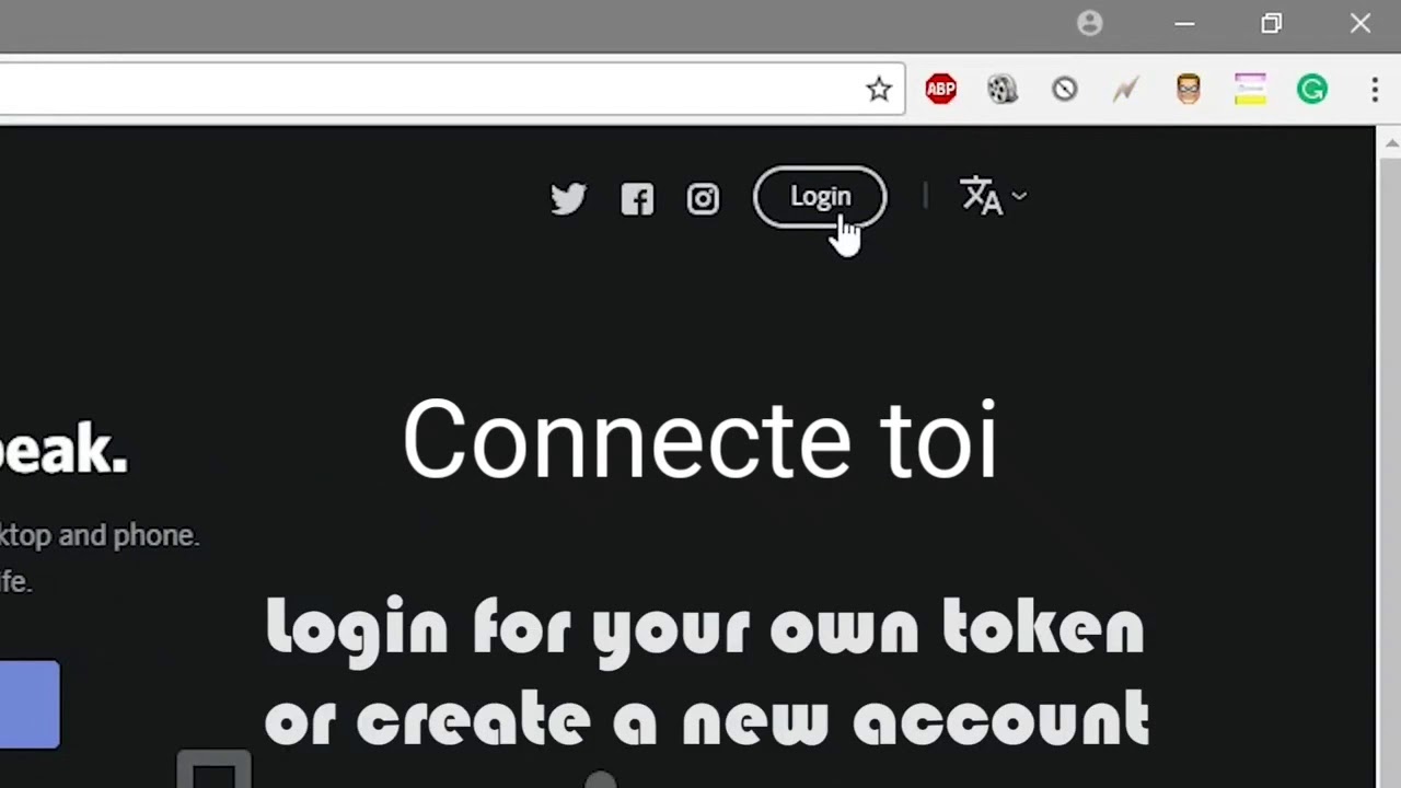 Comment avoir un token? - YouTube