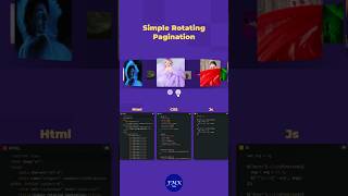 Simple Rotating Pagination | HTML | CSS | JavaScript