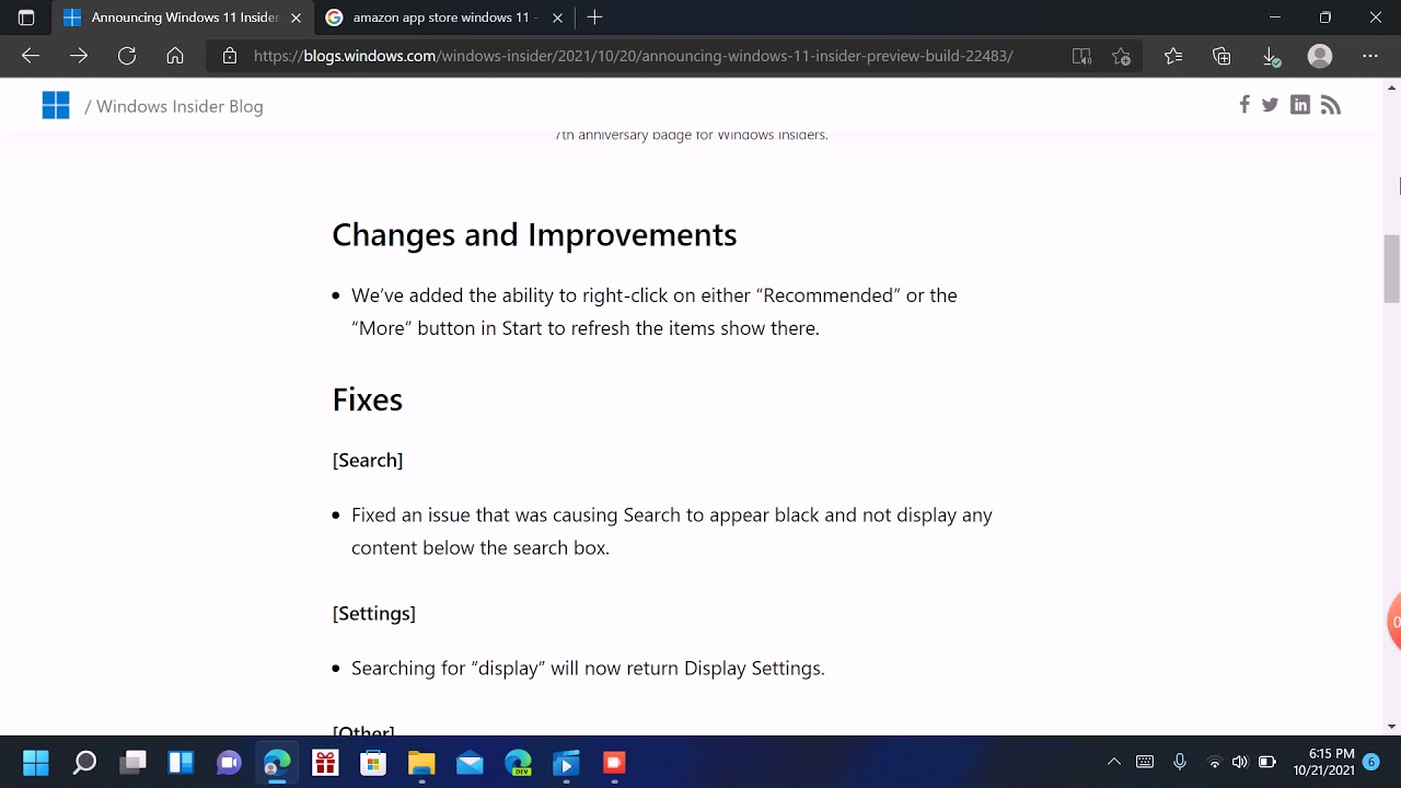 Announcing Windows 11 Insider Preview Build 22483