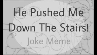 Kirby Right Back At Ya He Pushed Me Down The Stairs Push Joke Meme TAE Animation