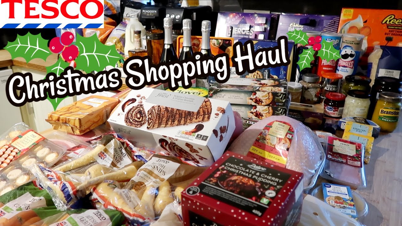 CHRISTMAS GROCERY HAUL ? How much did we spend in Tesco?!
