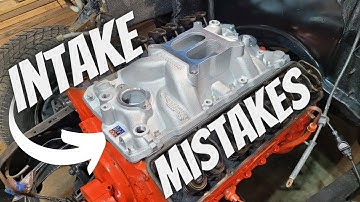 How To easily Install A Intake Manifold on SBC/BBC: Square Body Chevy Build