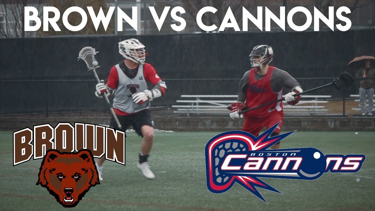 Brown Lacrosse vs Boston Cannons in the Pouring Rain 2018 YouTube