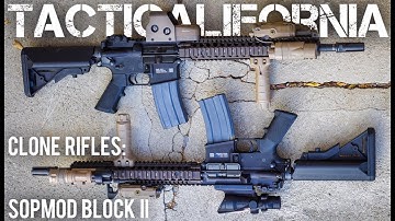 CLONE RIFLES :  M4A1 SOPMOD BLOCK II