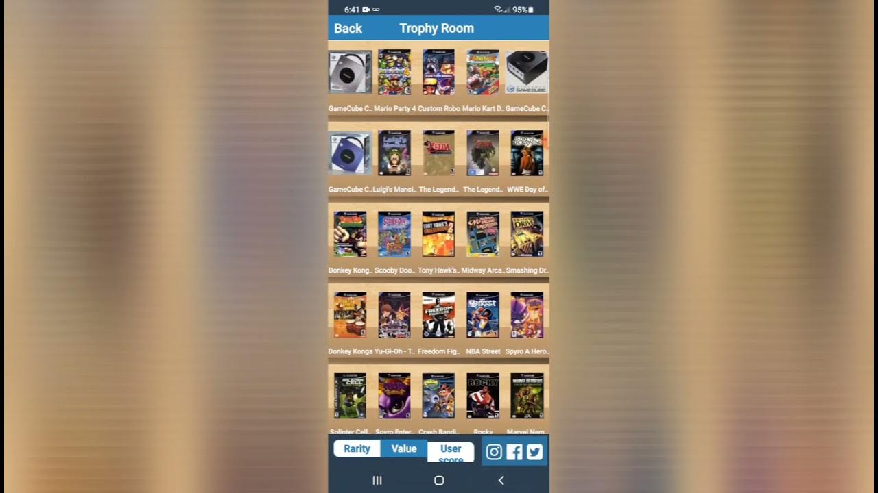 Retro Game collector App. showing off some games YouTube