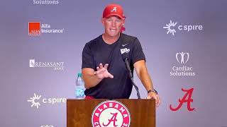 Fall Camp Scrimmage #1 Press Conference: Coach DeBoer I Alabama Football