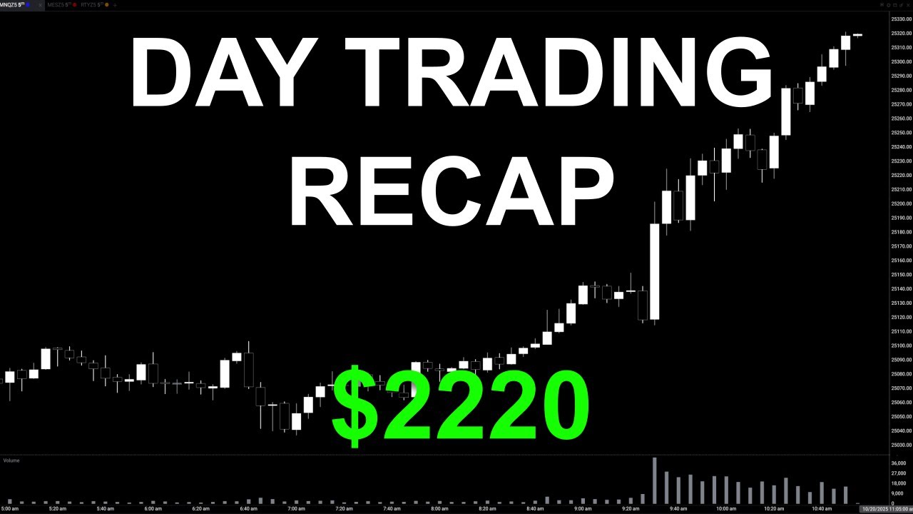 New Accounts, Big First Day - Day Trading Recap - YouTube