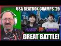 Enhance vs Plastic - Loopstation Top 8 - USA Beatbox Championships 2025 - Reaction