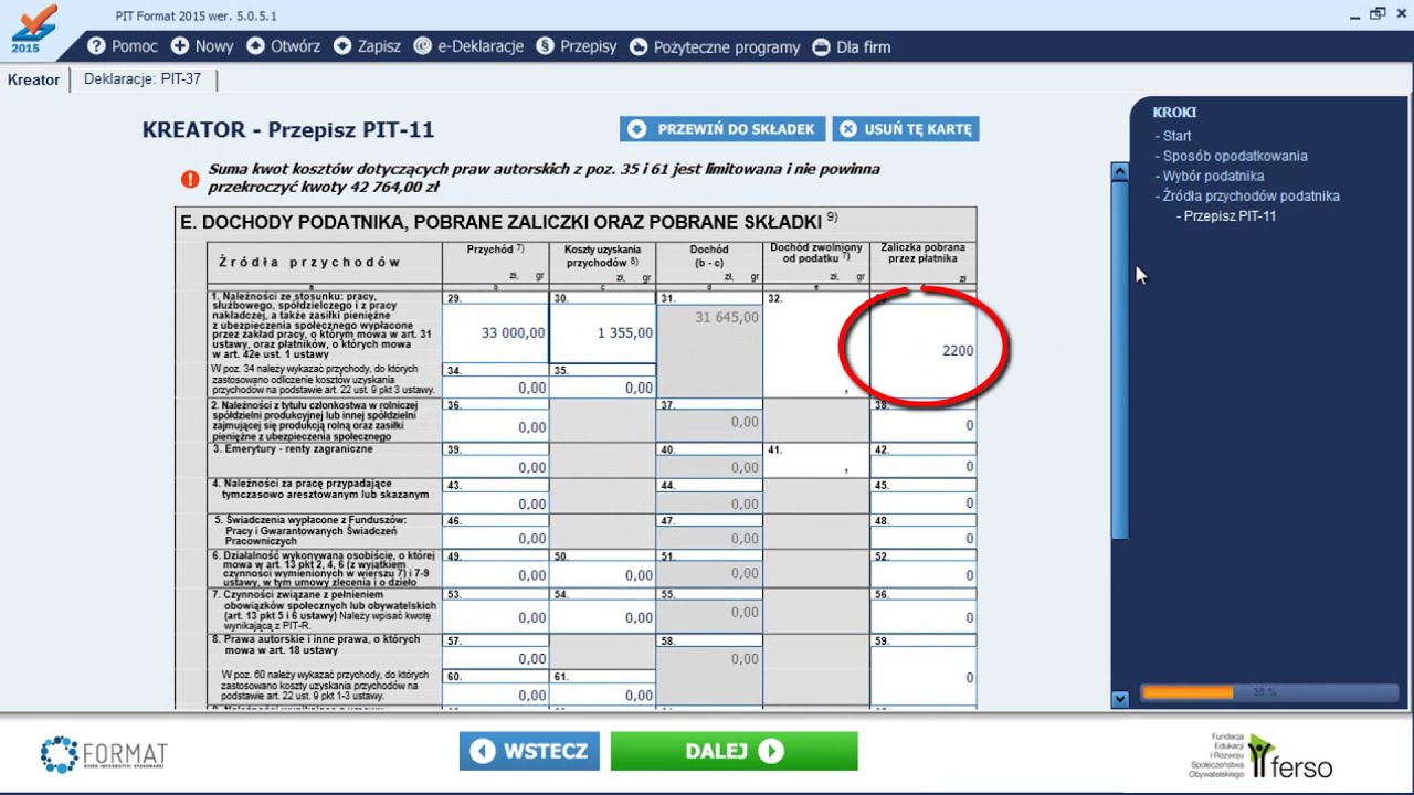 Darmowy program do rozliczenia PIT 37 w roku 2016 (za 2015). - YouTube