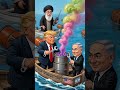 🤣 Trump vs Khamenei – Funny Ocean Barrel Story! #donaldtrump #funnyvideo