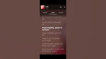 Thumbnail of ANGEL lyrics ❤️🎶🔥 #ajizzmusic #love #music #lyrics