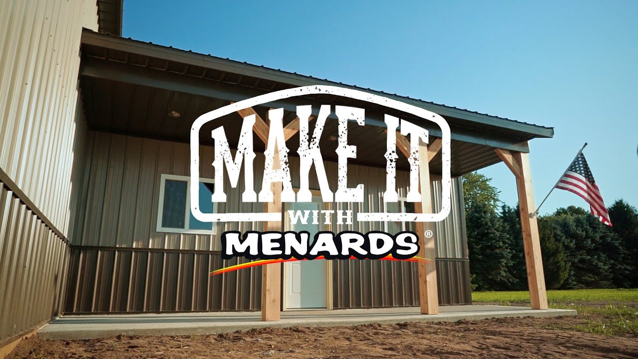 Make It With Menards Jack Mcdonnell Post Frame Builder Youtube
