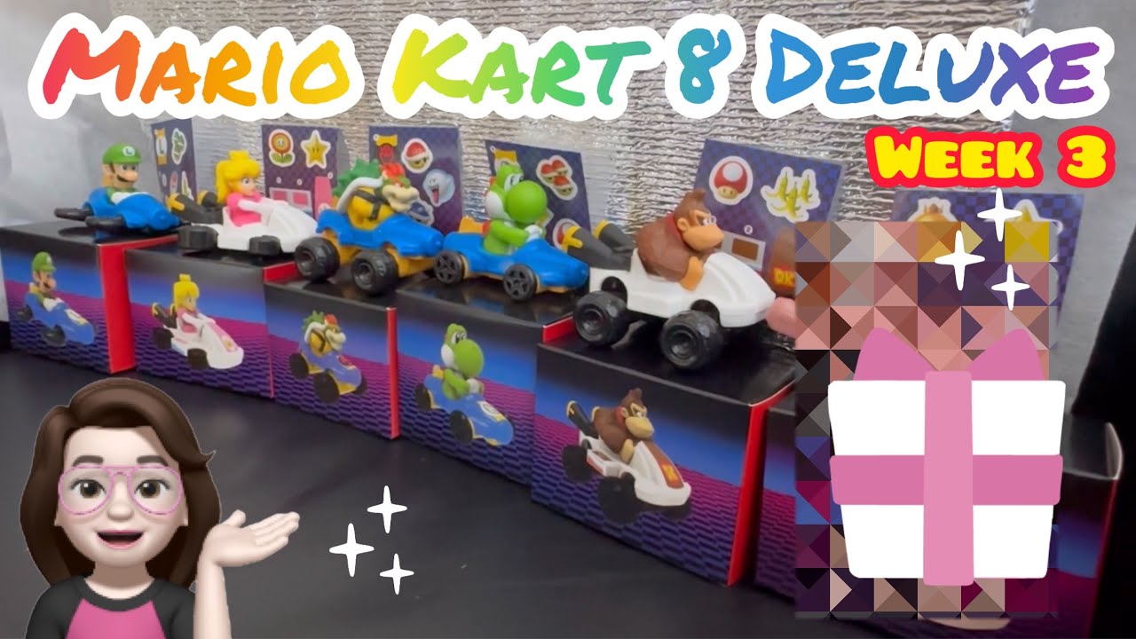 Mario Kart 8 Deluxe McDonalds Happy Meal Toys October 2024 Week 3 Toy 