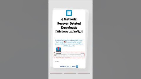 Accidentally Deleted Downloads on Windows? Here’s How to Recover Them!#windowstips #filerecovery