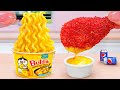 Best Korean Street Food 😍 Delicious Miniature Fried Chicken and Buldak Noodles 💗 Tina Mini Cooking Mp3 Song