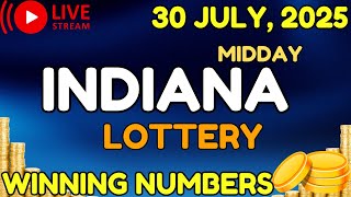 Indiana Midday Lottery Results For - 30 Jul, 2025 - Daily 3 - Daily 4 - Powerball - Mega Millions