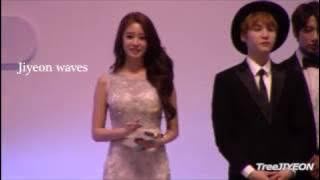 Jiyeon (T-ara) and Suga (BTS) Moments