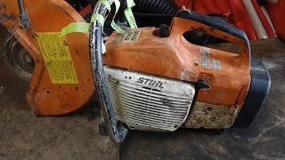 stihl ts 400 coil repair. weak or no spark