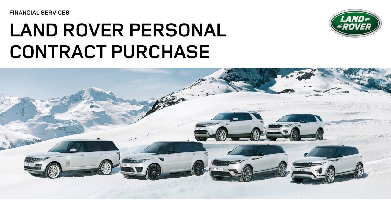 Land Rover Financial Services Personal Contract Purchase YouTube
