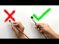 How to Hold a Paint Brush Like a Pro