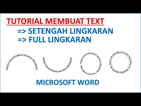 Video: Apa arti dari kata melingkar seperti lingkaran?