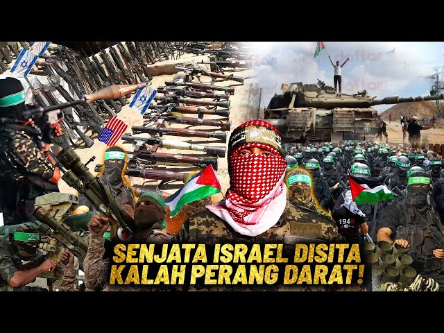 Gunakan Taktik Perang Kota, Pejuang Palestina Hancurkan Alutsista Canggih Israel! class=