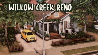 WILLOW CREEK RENO | SIMS 4 CC SPEEDBUILD |