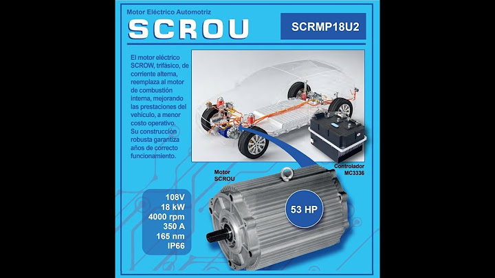 Este Motor Eléctrico es la revolución para los vehiculos de combustión...