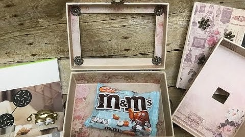 Crafting With April - KEEPSAKE BOX  VIDEO #1 THE LID