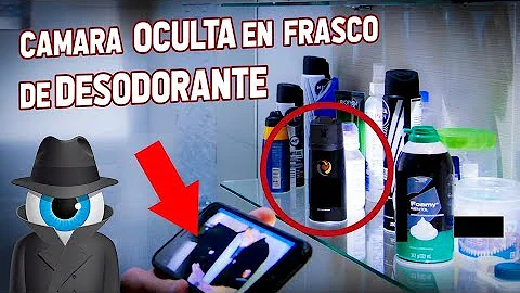 ¿Cómo puedo ocultar mi cámara para espiar?