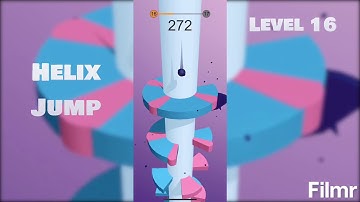 Helix Jump - Level 16 Gameplay