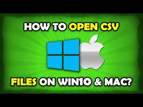 Video: Waar vind ik een csv-bestand op mijn computer?