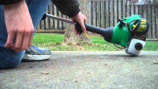 WEEDEATER FEATHERLITE FL26 WEED WACKER COLD START
