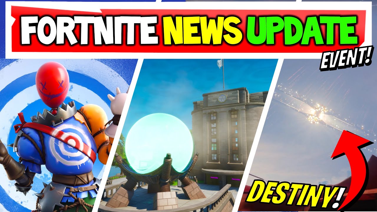 Fortnite Update Doomsday Event Sim Destiny 2 Full Live Event Fortnite Style More Youtube