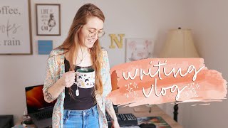 CAMP NANOWRIMO GOALS &amp; WRITING THE FIRST DRAFT | Paranormal Romance Writing Vlog | Natalia Leigh