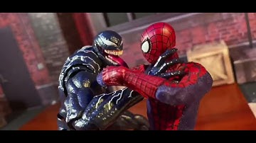 Spider-Man vs Venom Stop Motion Animation