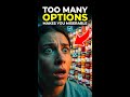 TOO MANY OPTIONS ARE RUINING YOU #shorts