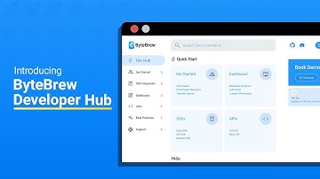 Introducing ByteBrew Developer Hub! New Documentation Design!  | ByteBrew