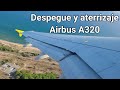 Avión Airbus A320 despegue y aterrizaje en 4K ✈