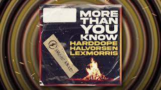 Harddope, Halvorsen, Lex Morris - More Than You Know (Official Audio)