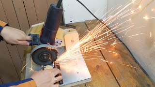 Homemade Angle Grinder Stand [Free Plans]