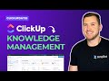 Clickupdates new clickup knowledge management