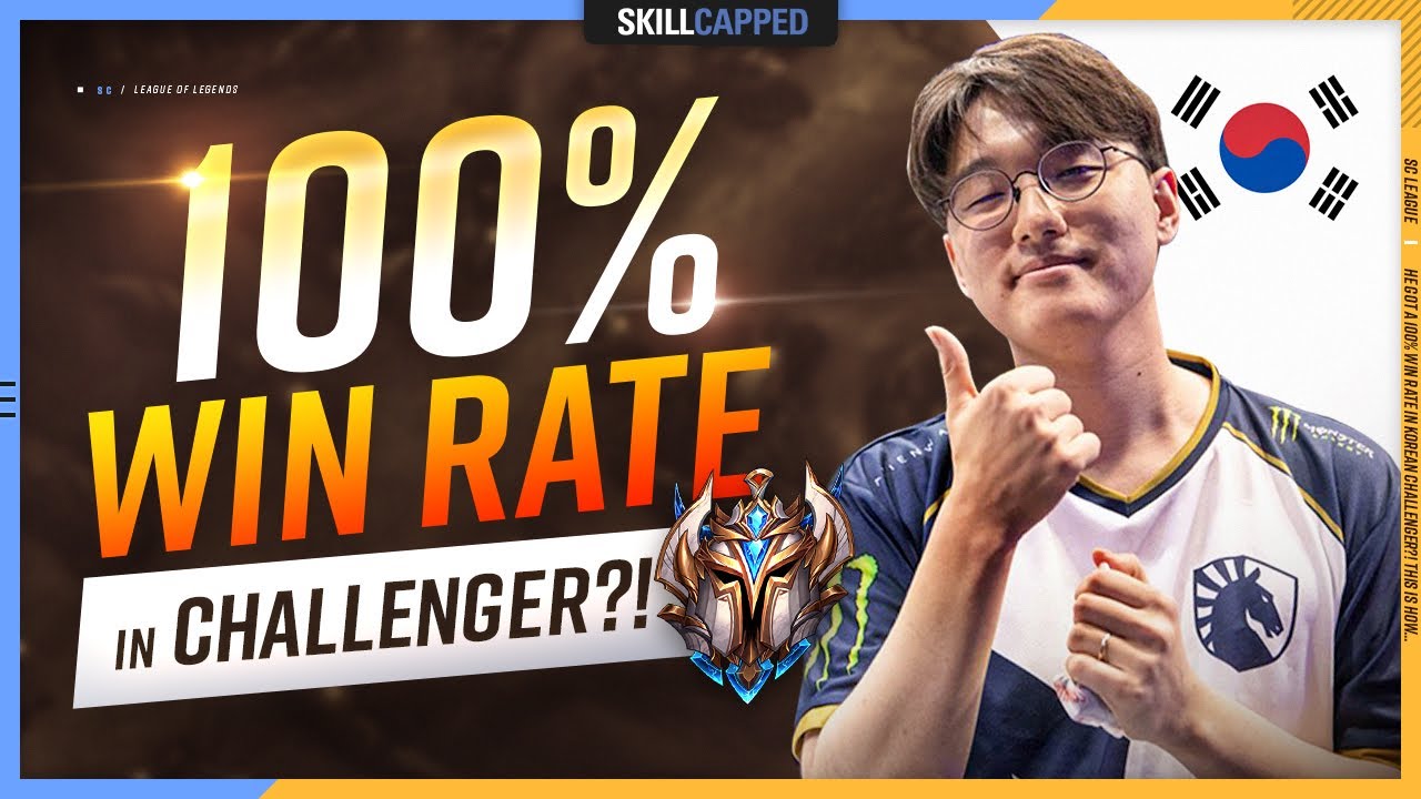 He Got a 100% WIN RATE in Korean Challenger?! This is how 