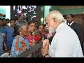PM Narendra Modi interacts with victims of Ockhi in Thiruvananthapuram, Kerala